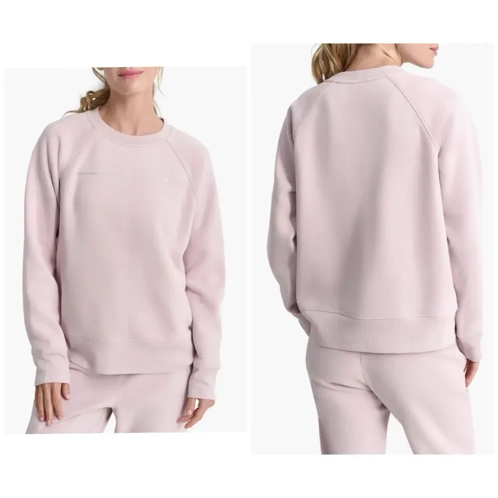 DKNY Sport Sweater Women's Size S Purple Spell Out Logo - Picture 1 of 14